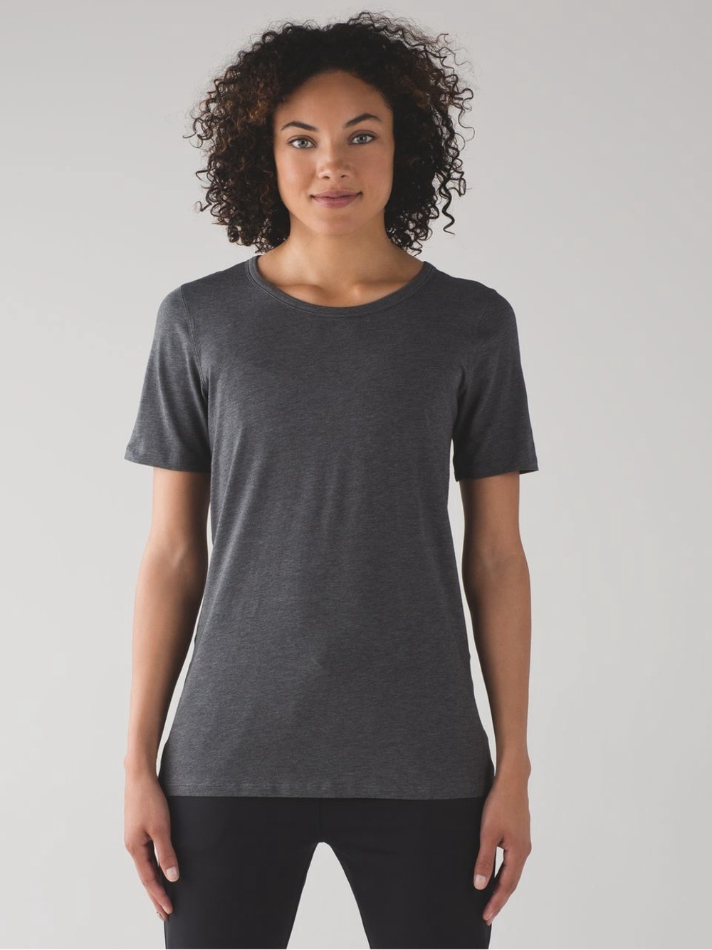 Lululemon Love Tee Crew II - Heathered Pitch Grey